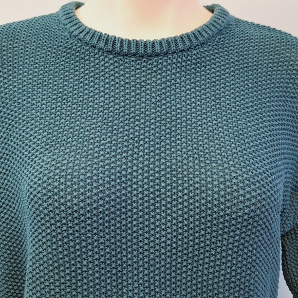 2️⃣9️⃣/4️⃣ Old Navy cotton sweater in emerald color - Picture 5 of 6
